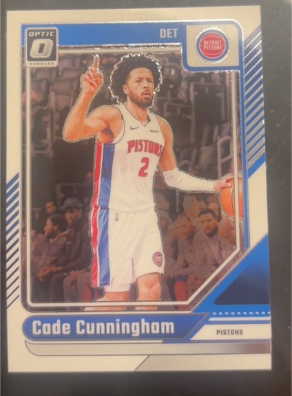 2021 Donruss Optic #2 Cade Cunningham — front