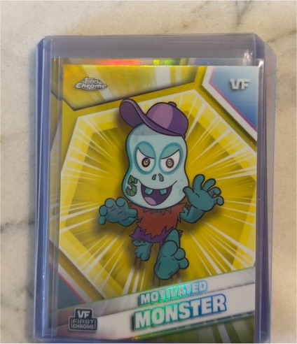 2023 Topps Chrome Motivated Monster — front