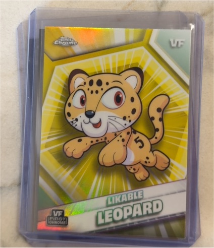 2020 Topps Chrome Likable Leopard — front