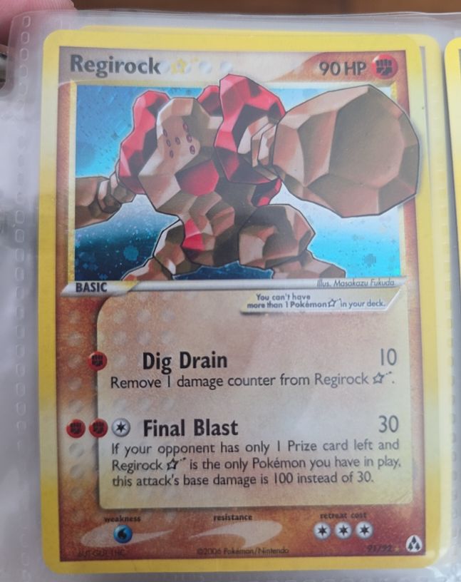2006 Pokemon #97 Regirock — front