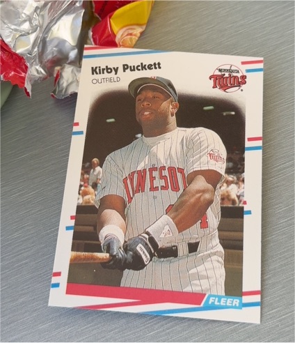 1987 Fleer #548 Kirby Puckett — front