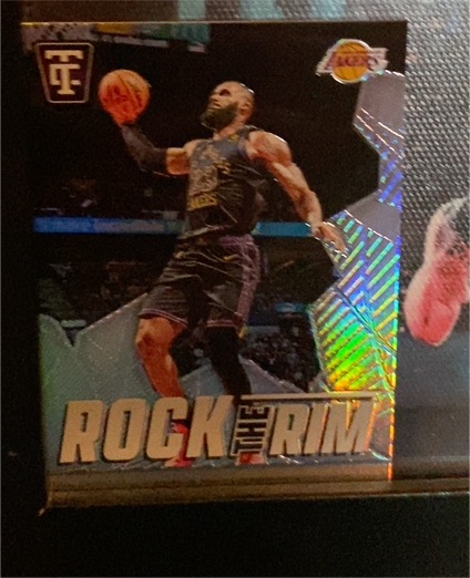 2020 Panini Rock the Rim #RTR-1 LeBron James — front