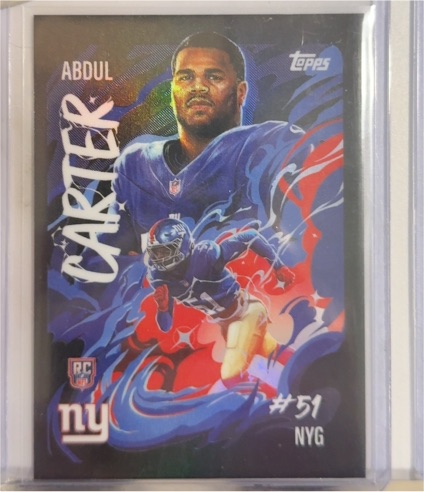 2022 Topps Abdul Carter #51 — front