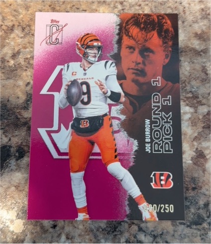 2020 Topps Chrome #3 Joe Burrow — front