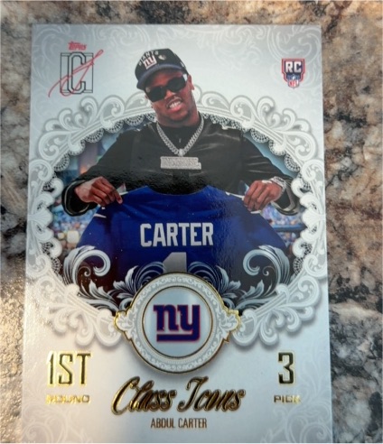 2022 Topps Dynasty #3 Abdul Carter — front
