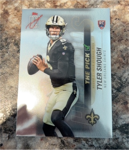 2023 Topps NFL Rookie Card #THE-TS Tyler Shough — front