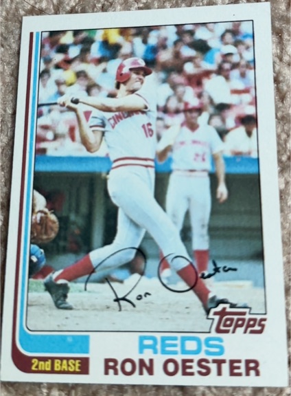 1982 Topps #160 Ron Oester — front
