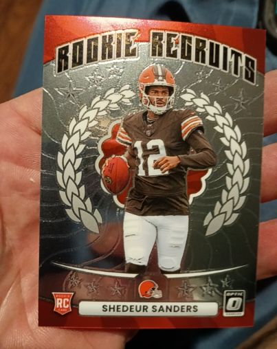2023 Donruss Optic Rookie Recruits #RR-1 Shedeur Sanders — front