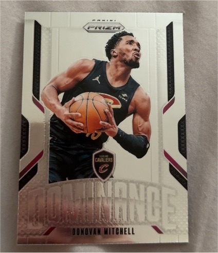 2022 Panini Prizm Dominance #DOM-1 Donovan Mitchell — front