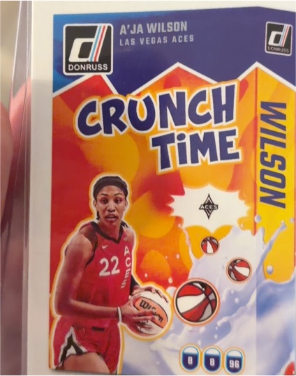 2022 Donruss WNBA Crunch Time A'ja Wilson — front
