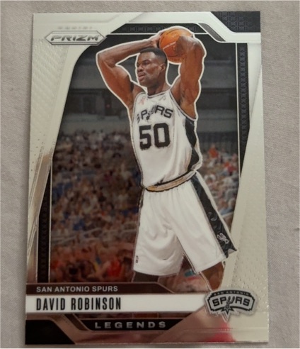2020 Panini Prizm Legends David Robinson — front