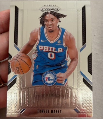 2020 Panini Prizm #0 Tyrese Maxey — front