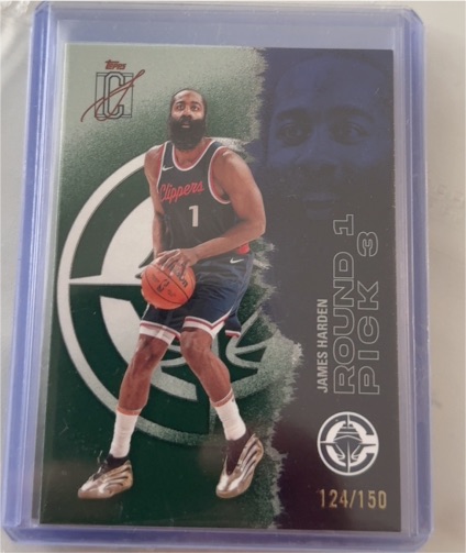 2022 Topps Now #124 James Harden — front