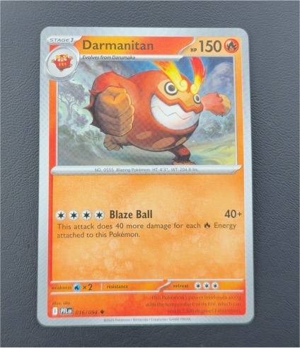 2015 Pokémon #016 Darmanitan — front