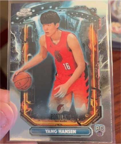 2022 Topps Chrome #16 Yang Hansen — front