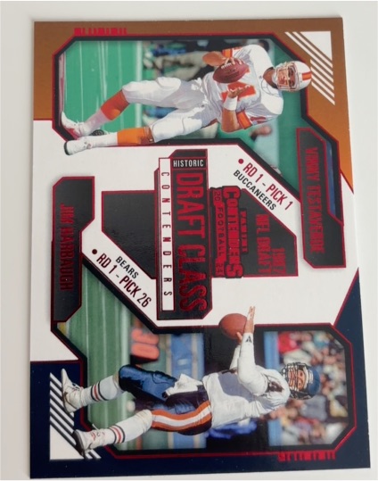 1991 Donruss Contenders Historic Draft Class #HDC-1 Vinny Testaverde — front