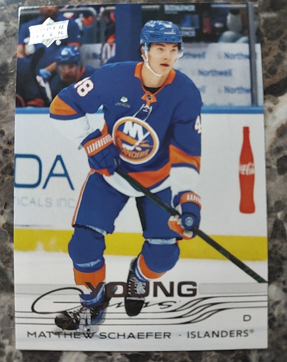 2022 Upper Deck Young Guns #48 Matthew Schaefer — front