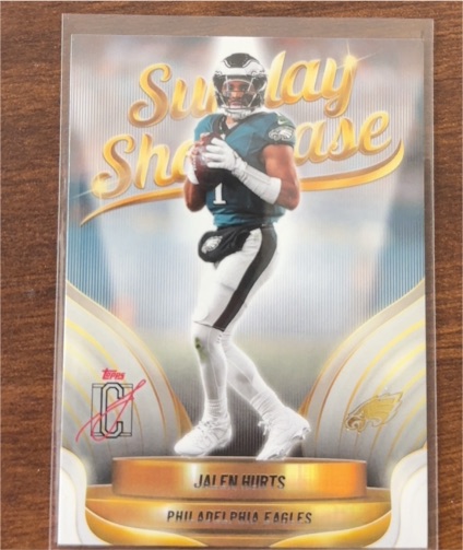 2022 Topps Dynasty Sunday Showcase Jalen Hurts — front