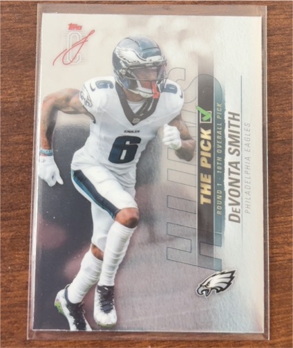 2021 Topps The Rookie DeVonta Smith — front