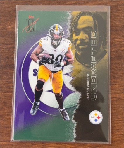 2023 Topps Jaylen Warren Undrafted — front