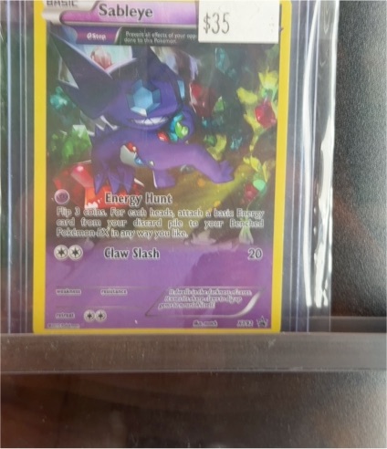 Pokémon TCG Sableye XY92 Holo Promo — front