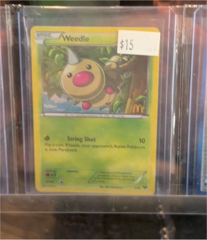 2014 McDonald's Pokémon #1 Weedle — front