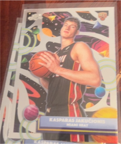 2025-26 Topps Cosmic Chrome #97 Kasparas Jakučionis — front