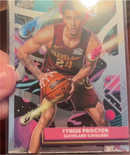 2025-26 Topps Cosmic Chrome #140 Tyrese Proctor — front