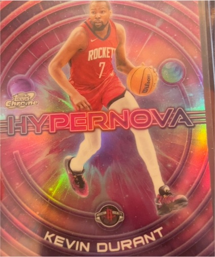 2025-26 Topps Chrome Cosmic #HN-12 Kevin Durant Hypernova — front