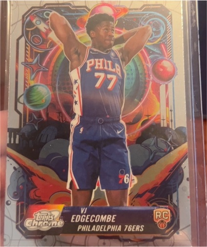 2026 Topps Chrome Cosmic #PRP-18 VJ Edgecombe — front
