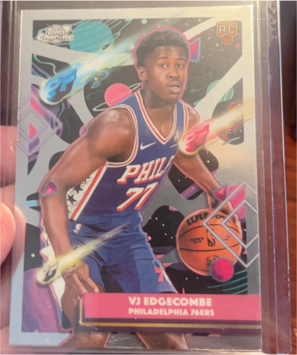 2025-26 Topps Chrome Cosmic #35 VJ Edgecombe — front