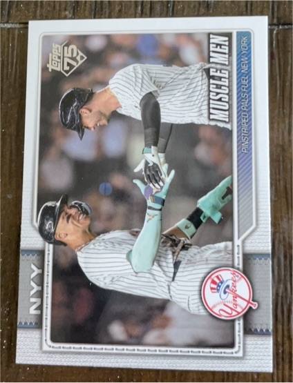 2026 Topps Series 2 #479 Aaron Judge / Cody Bellinger Muscle Men — front