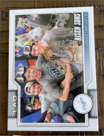 2026 Topps Series 2 #642 Risen Sons Shohei Ohtani, Yoshinobu Yamamoto & Roki Sasaki — front