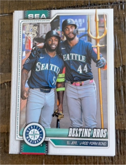 2026 Topps Series 2 #369 Julio Rodríguez Belting Bros — front