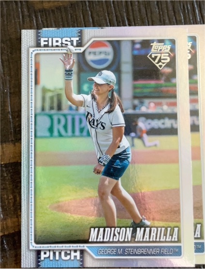 2026 Topps Series 2 First Pitch #FP-14 Madison Marilla — front