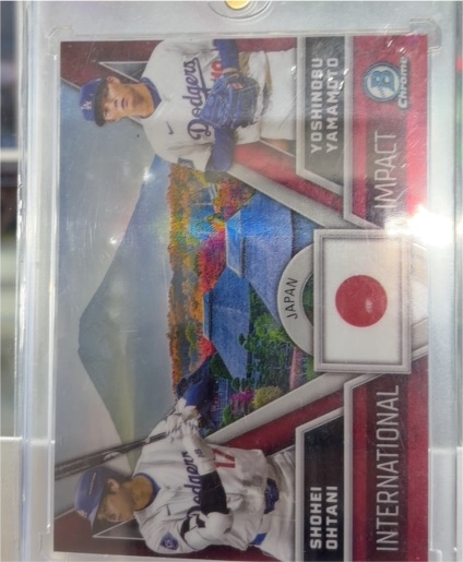 2024 Bowman Chrome #II-1 Shohei Ohtani / Yoshinobu Yamamoto International Impact — front