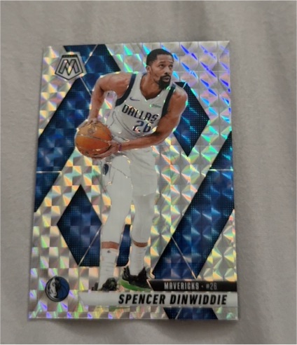 2024-25 Panini Mosaic #26 Spencer Dinwiddie — front