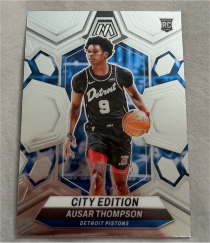 2023-24 Panini Mosaic #290 Ausar Thompson City Edition — front