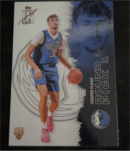 2024 Topps Round Pick 1 #101 Cooper Flagg — front