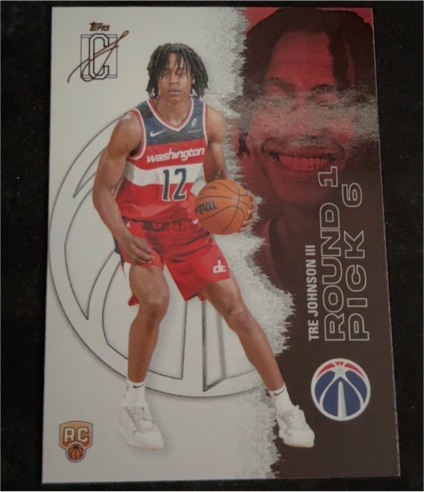 2025-26 Topps Signature Class #149 Tre Johnson III — front