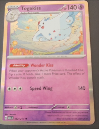 2024 Pokemon ME: Ascended Heroes #082 Togekiss — front