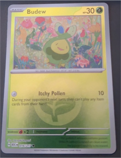 2022 Pokemon Ascended Heroes #016 Budew — front
