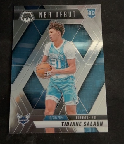 2024-25 Panini Mosaic NBA Debut #268 Tidjane Salaün — front