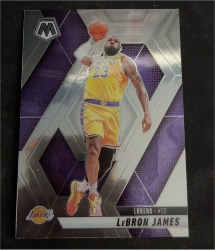 2024-25 Panini Mosaic #180 LeBron James — front