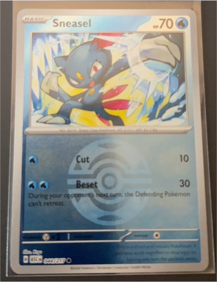 2023 Pokémon TCG Ascended Heroes #044 Sneasel — front