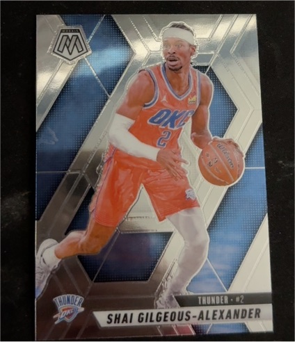 2024-25 Panini Mosaic #38 Shai Gilgeous-Alexander — front
