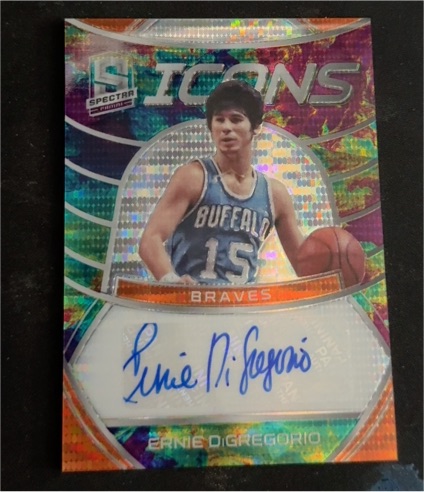 2018-19 Panini Spectra Illustrious Legends Signatures #IL-EDG Ernie DiGregorio — front