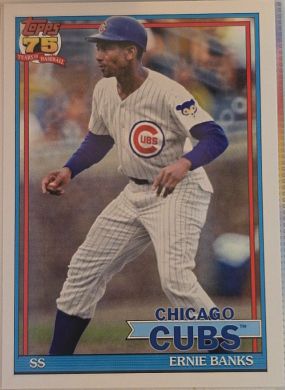 2026 Topps Series 2 1991 #91B2-28 Ernie Banks — front