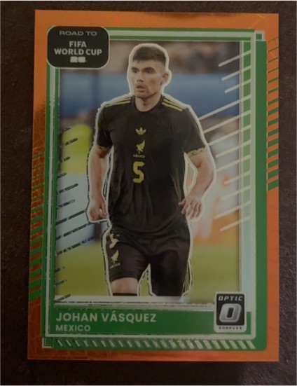 2025-26 Donruss Optic Road to FIFA World Cup #79 Johan Vásquez — front
