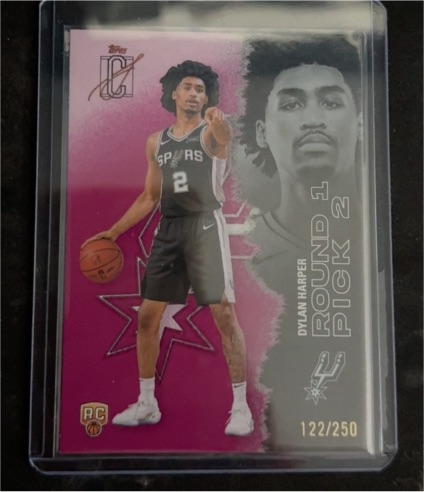 2024 Topps Dylan Harper Round 1 Pick 2 #102 — front